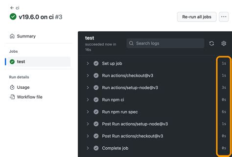 test runner node js